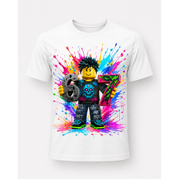 Tricou copii – model graffiti color