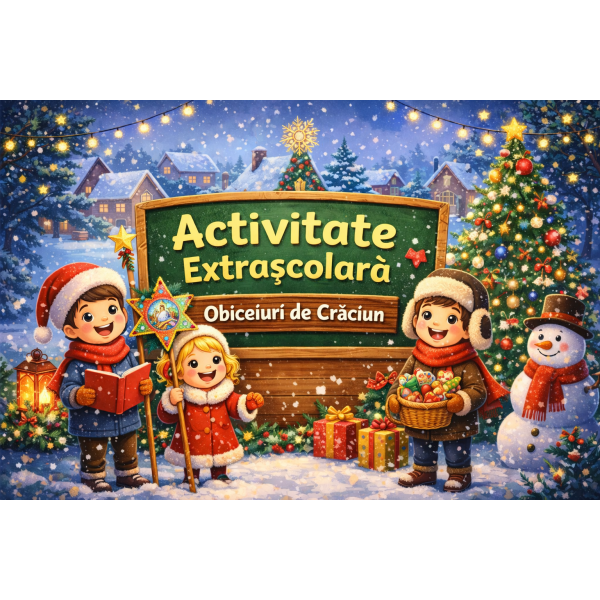 Proiect activitate extrașcolară – „Obiceiuri de Crăciun” (Grădiniță)