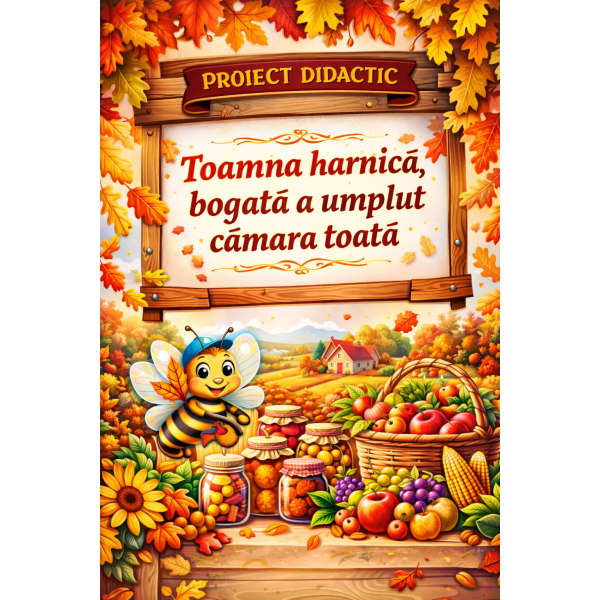 Proiect didactic – „Toamna harnică, bogată a umplut cămara toată ” (Grădiniță)